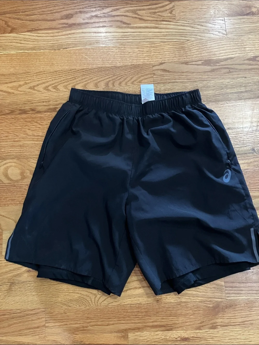 ASICS Black Men's Athletic Running Shorts Sz S EUC